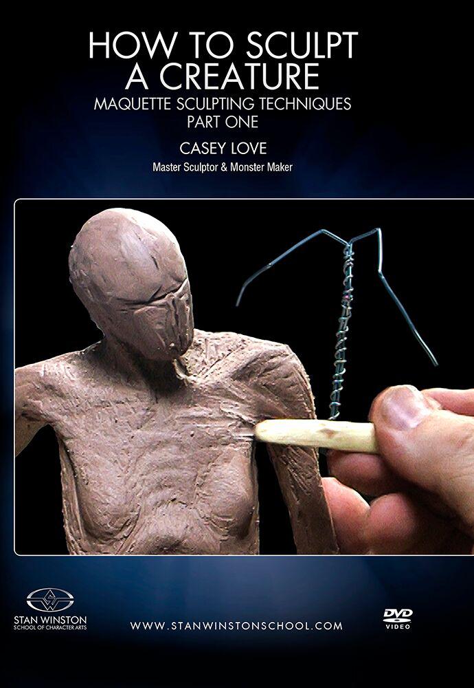 Stan Winston Studio Creature Maquette Sculpting Techniques DVD - Learn Professional Sculpting Methods for Movie Monsters & Fantasy Creatures - Perfect for Film Artists, Special Effects Creators & 3D Modelers