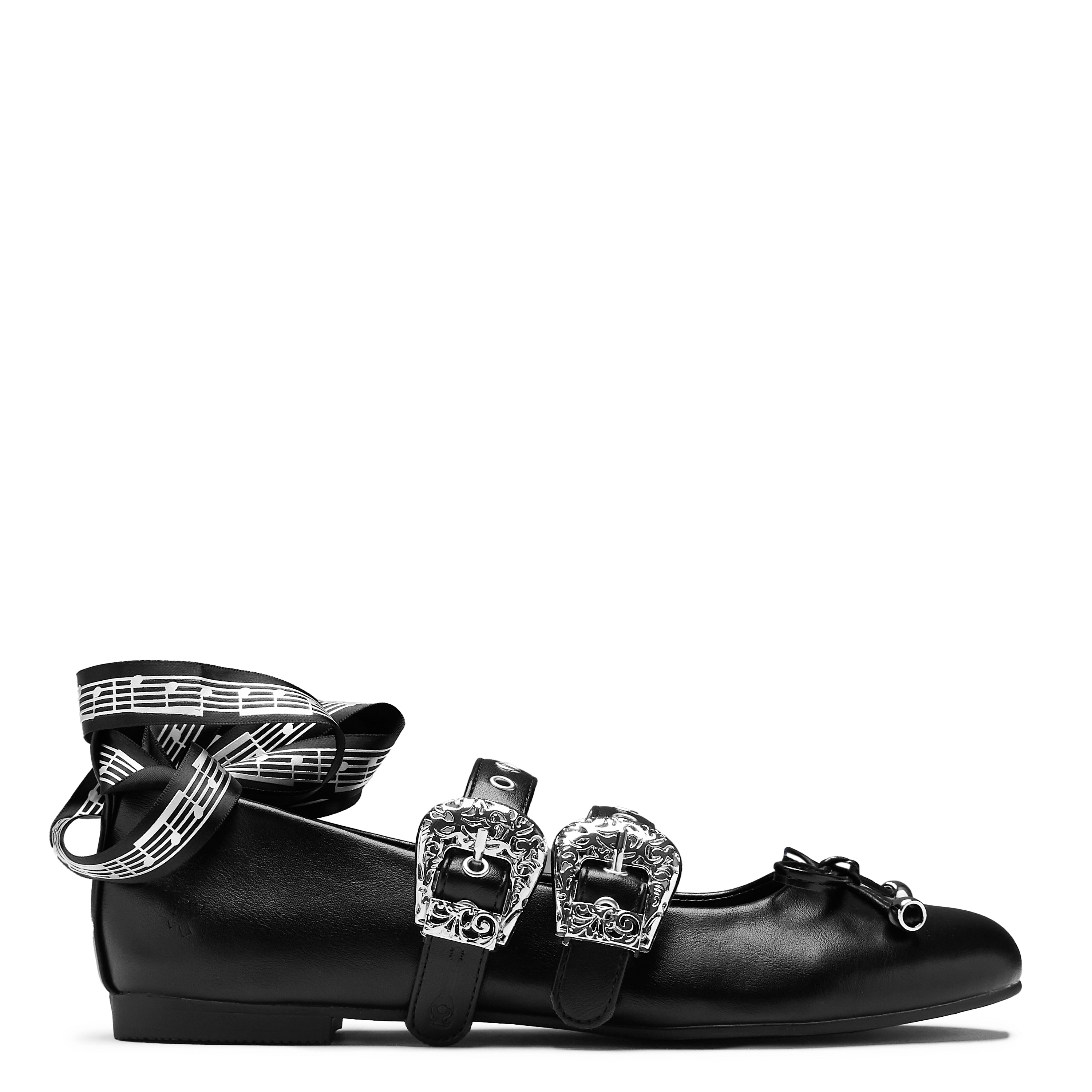 Song Of Rest Bard Flats Black - Comfortable & Stylish Women's Flats for Casual Wear, Office, and Travel