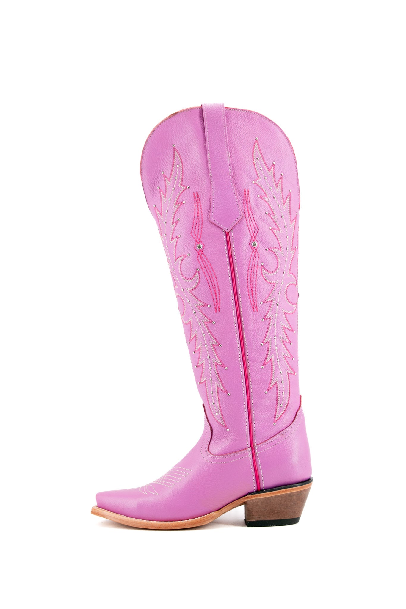 Paulina Women's Tall Wide Calf Cowgirl Boots - Comfortable Snip Toe Western Riding Boots for Country Dancing, Rodeo & Outdoor Activities
