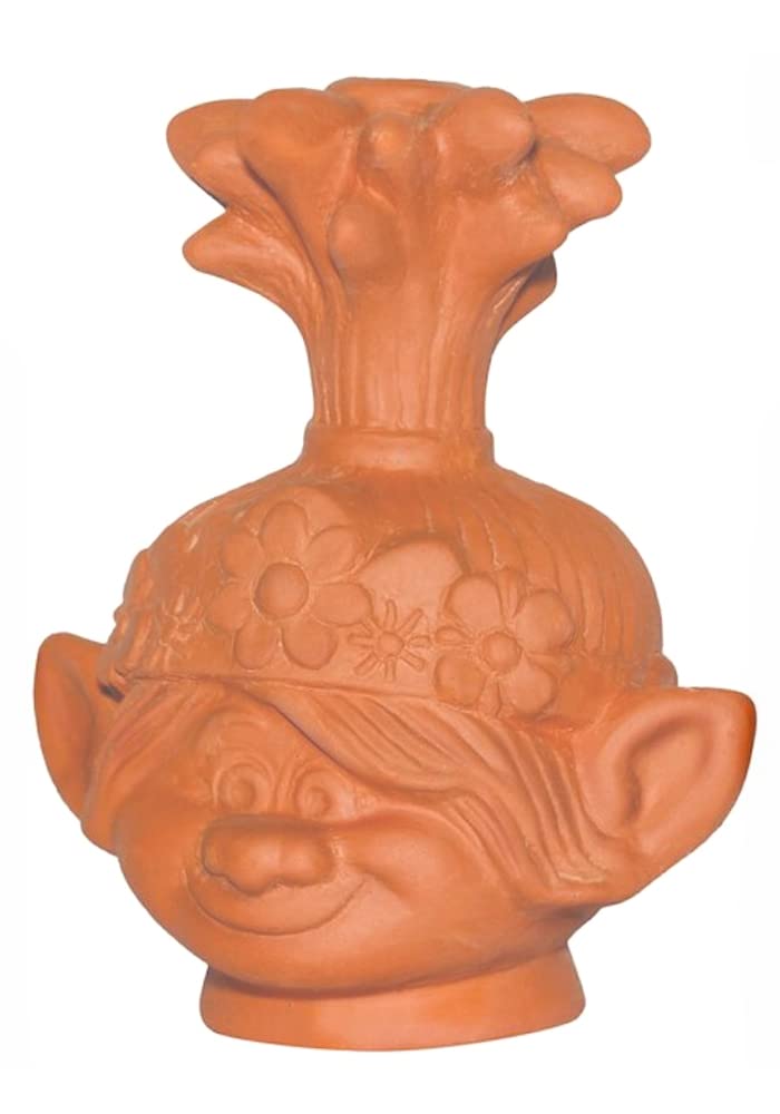 Chia Pet Planter - Trolls World Tour Poppy Flower Seed Kit for Indoor Gardening | Fun DIY Home Decor Gift for Kids & Adults
