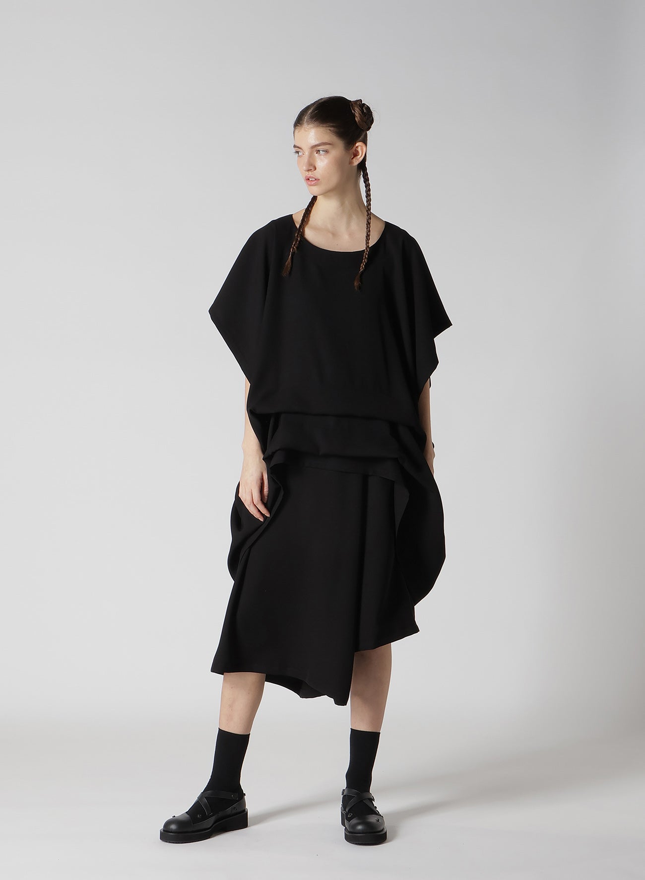 Double Satin Tuck Blouse for Women - Elegant & Comfortable Button-Up Shirt for Office, Party & Casual Wear