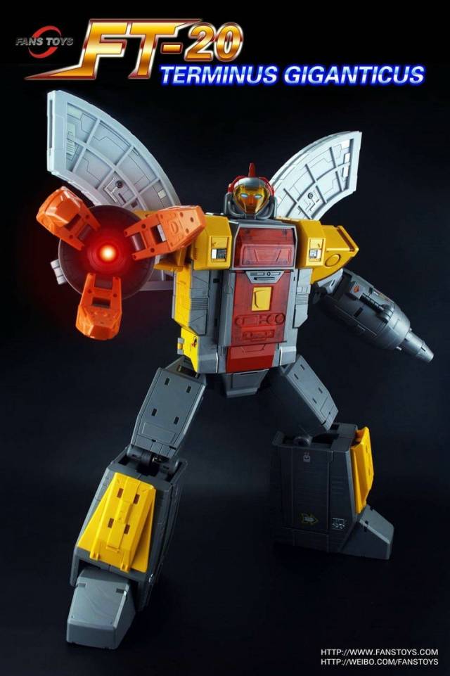 Fans Toys FT-20 Terminus Giganticus Aegis Sentinel Action Figure Set (Parts A & B) - Transformers-Style Collectible Robot Toy for Display & Battle Scenes