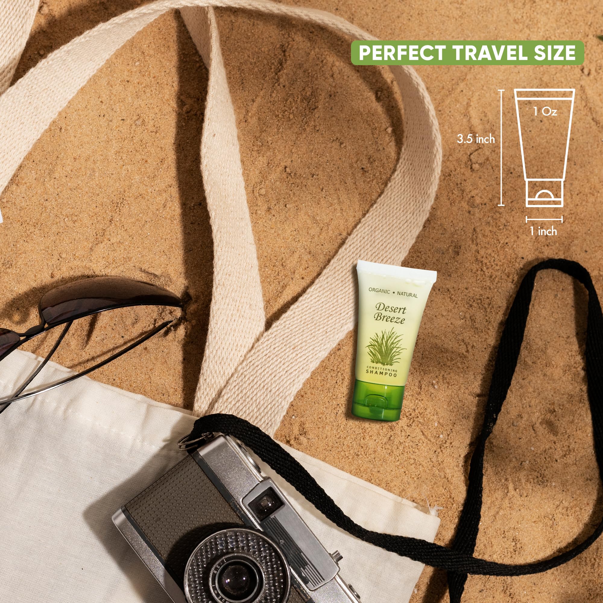 Travel Size Shampoo 1 oz (Case of 300) - Hotel Toiletries with Flip Top Cap | Perfect for Hotels, Gyms, Travel Kits & Hospitality Amenities