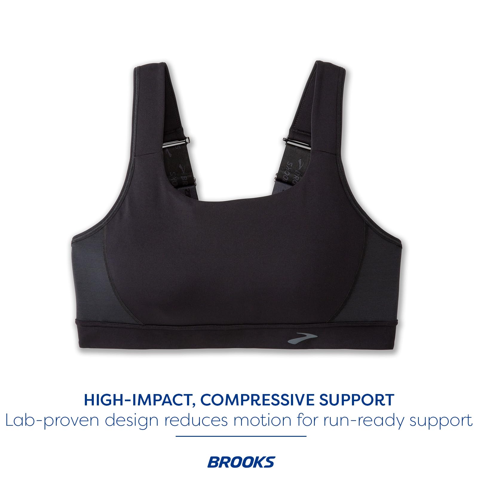 Brooks Women's Convertible 2.0 High Impact Sports Bra - Maximum Support Running & Workout Top for Active Women | Perfect for Gym, Yoga, CrossFit & Marathon Training
