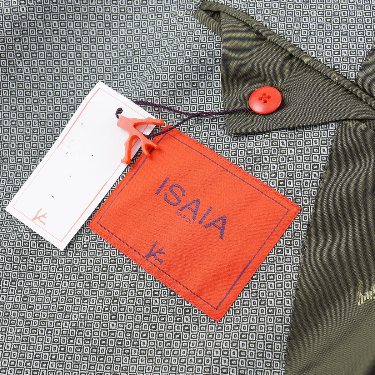 Isaia Mini Patterned Sport Coat for Men - Premium Slim Fit Blazer with Stylish Design | Perfect for Business Meetings, Weddings & Formal Events