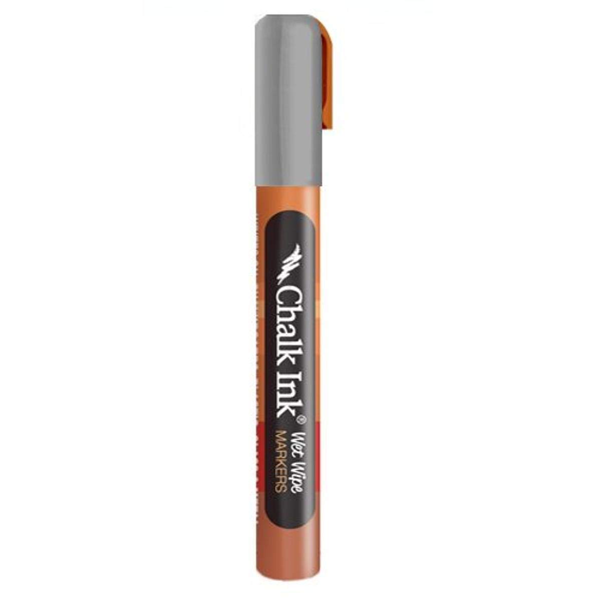 Chalk Ink Wet Wipe Markers - 6mm Fine Tip Whiteboard Markers, Dolphin Design - Perfect for Classroom, Office & Home Use on Whiteboards, Glass & Non-Porous Surfaces