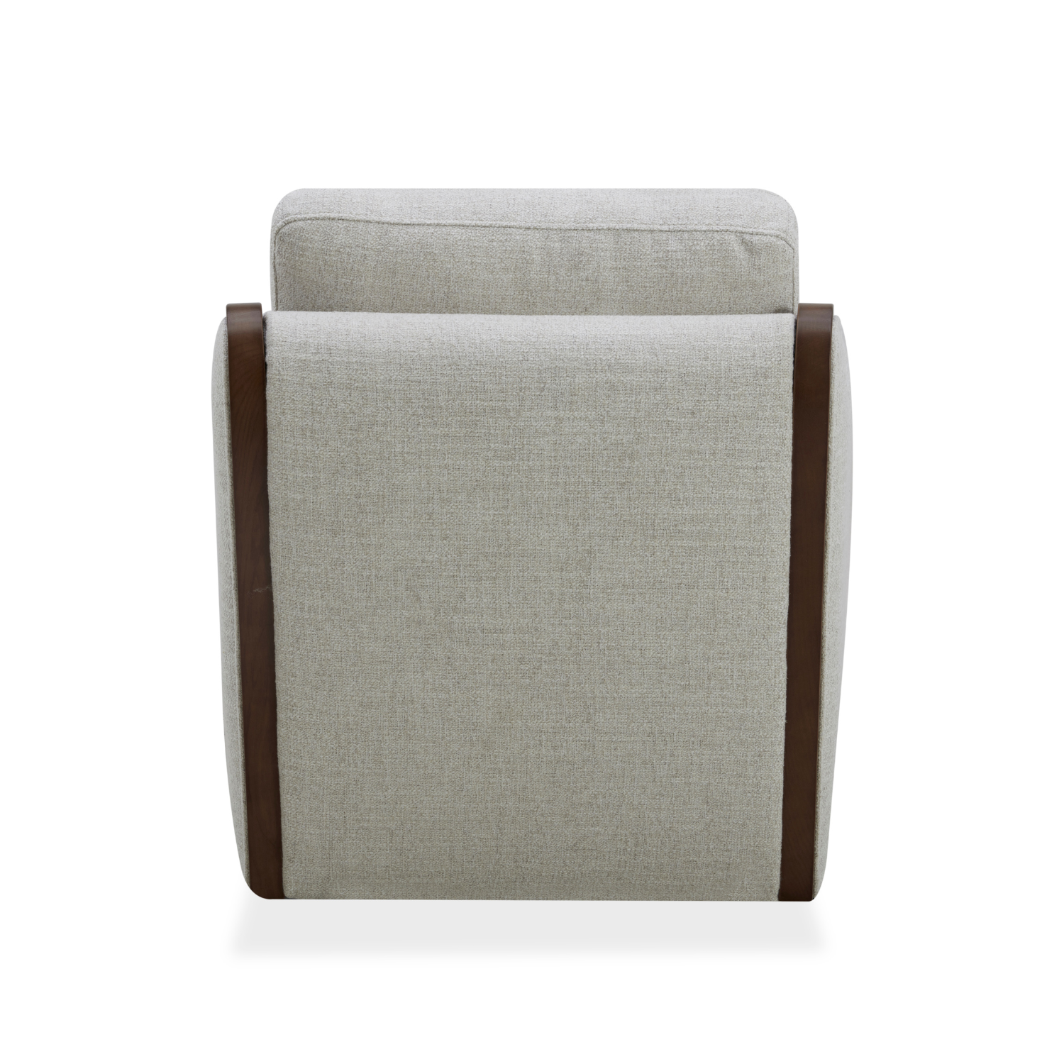Capri Swivel Arm Chair - 360° Rotating Rattan Lounge Chair with Thatched Wheat Design for Patio, Living Room & Bedroom Decor