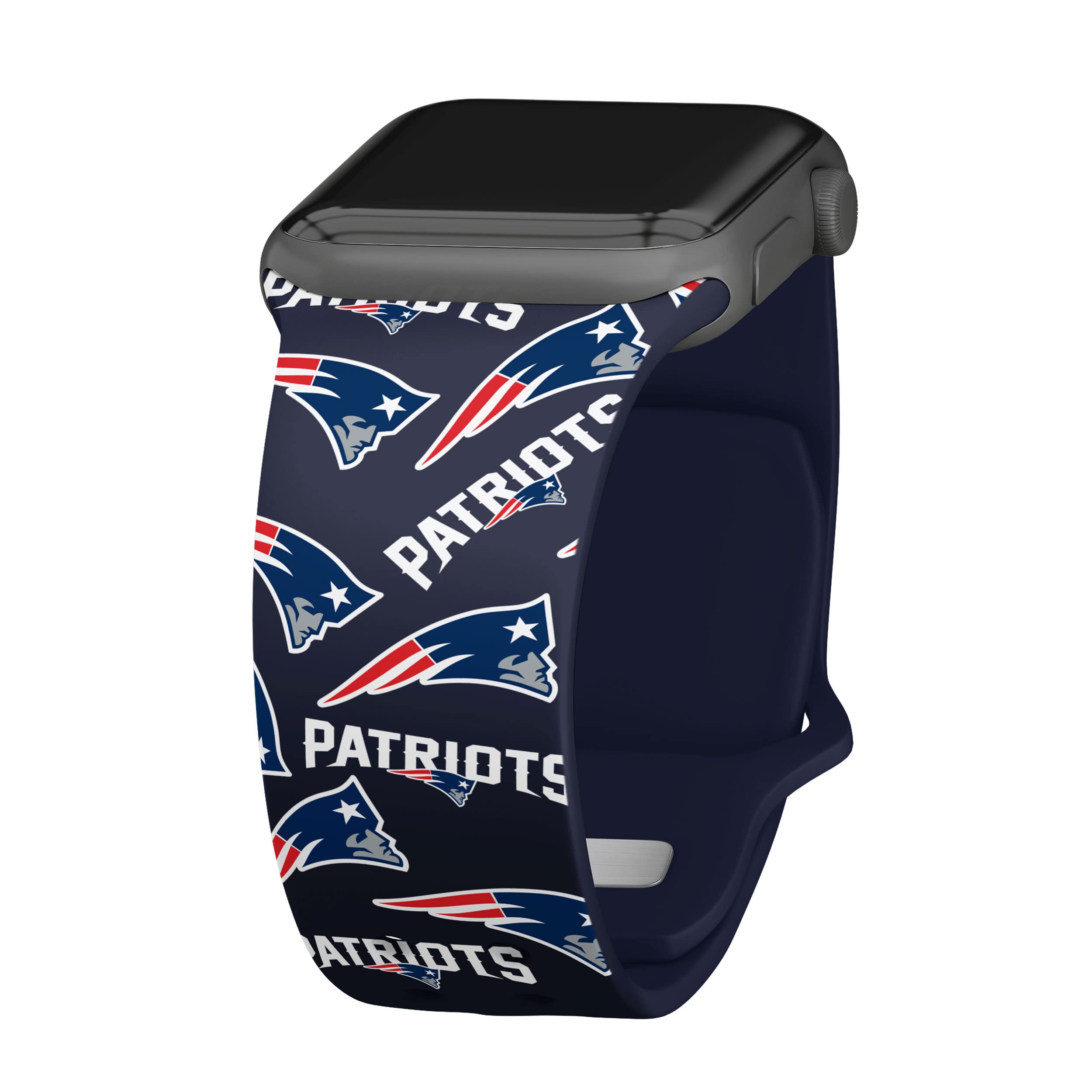 New England Patriots HD Combo Package for Apple Watch & AirPods Pro - Game Time Sports Accessories | Perfect for NFL Fans, Game Day & Patriots Supporters