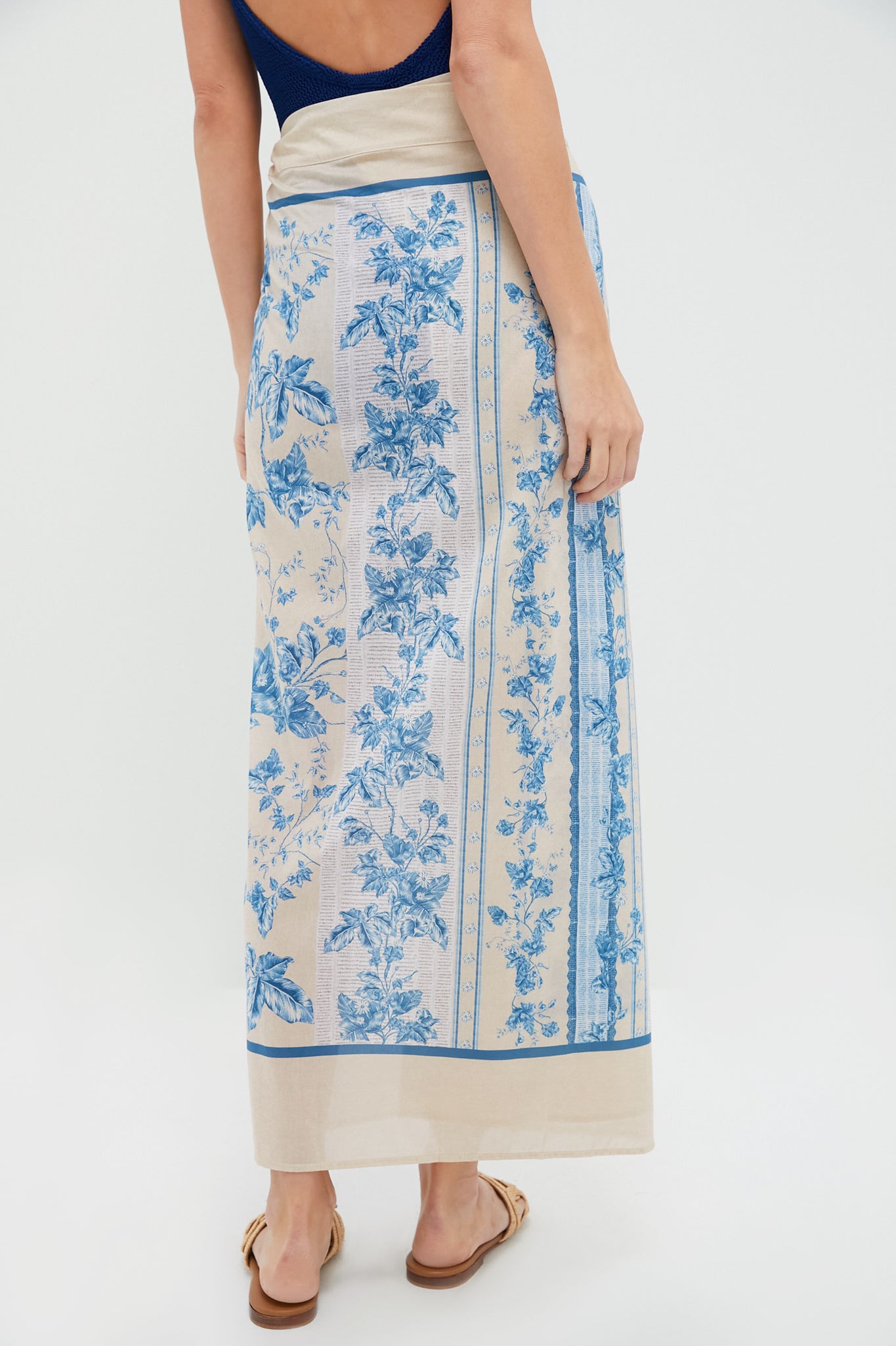 Bougainvillea Lavender Pareo - Stylish Floral Beach Wrap for Women, Perfect for Poolside, Vacation & Summer Outfits