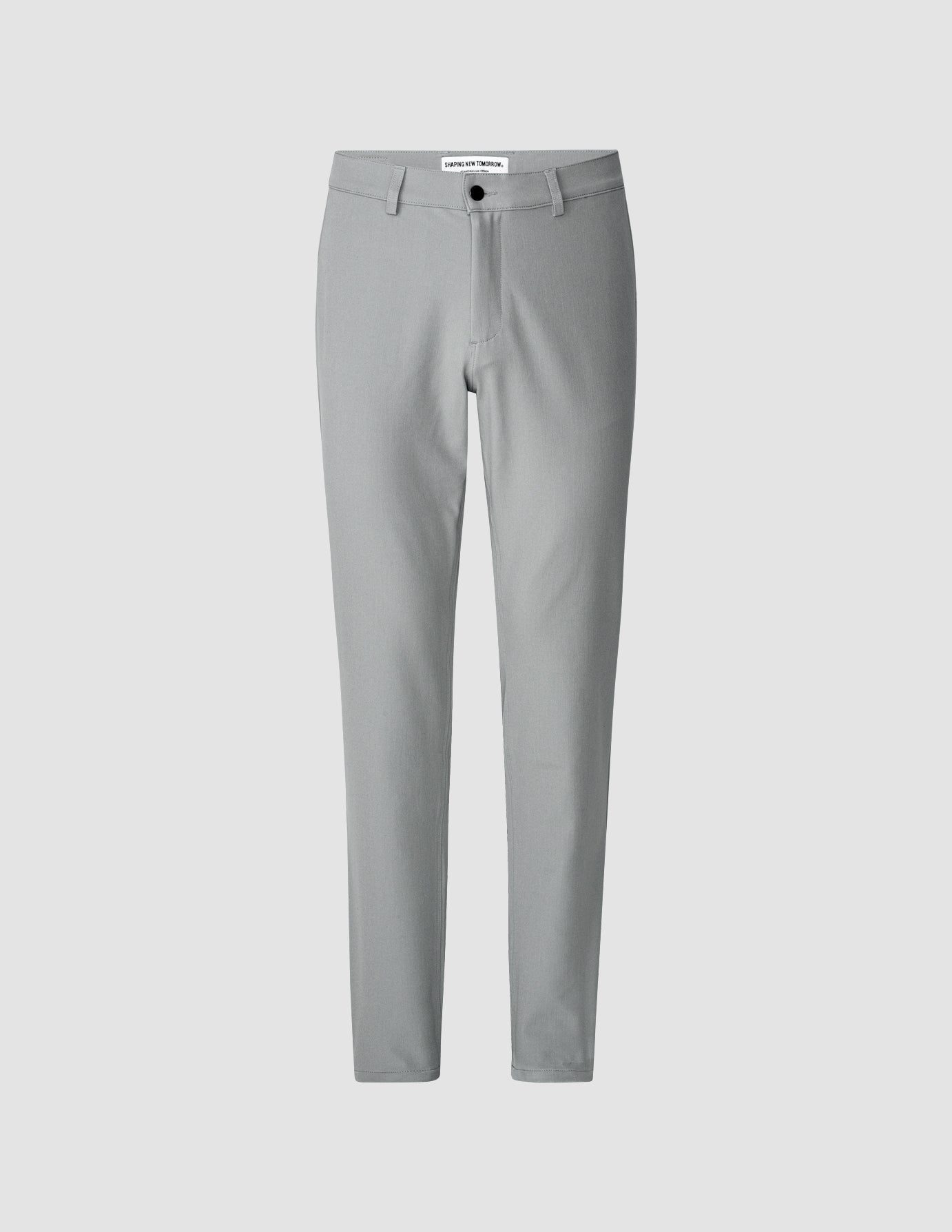GEN2 Slim Fit Pants for Men - Light Grey | Comfortable & Stylish Casual Trousers for Work, Travel & Everyday Wear