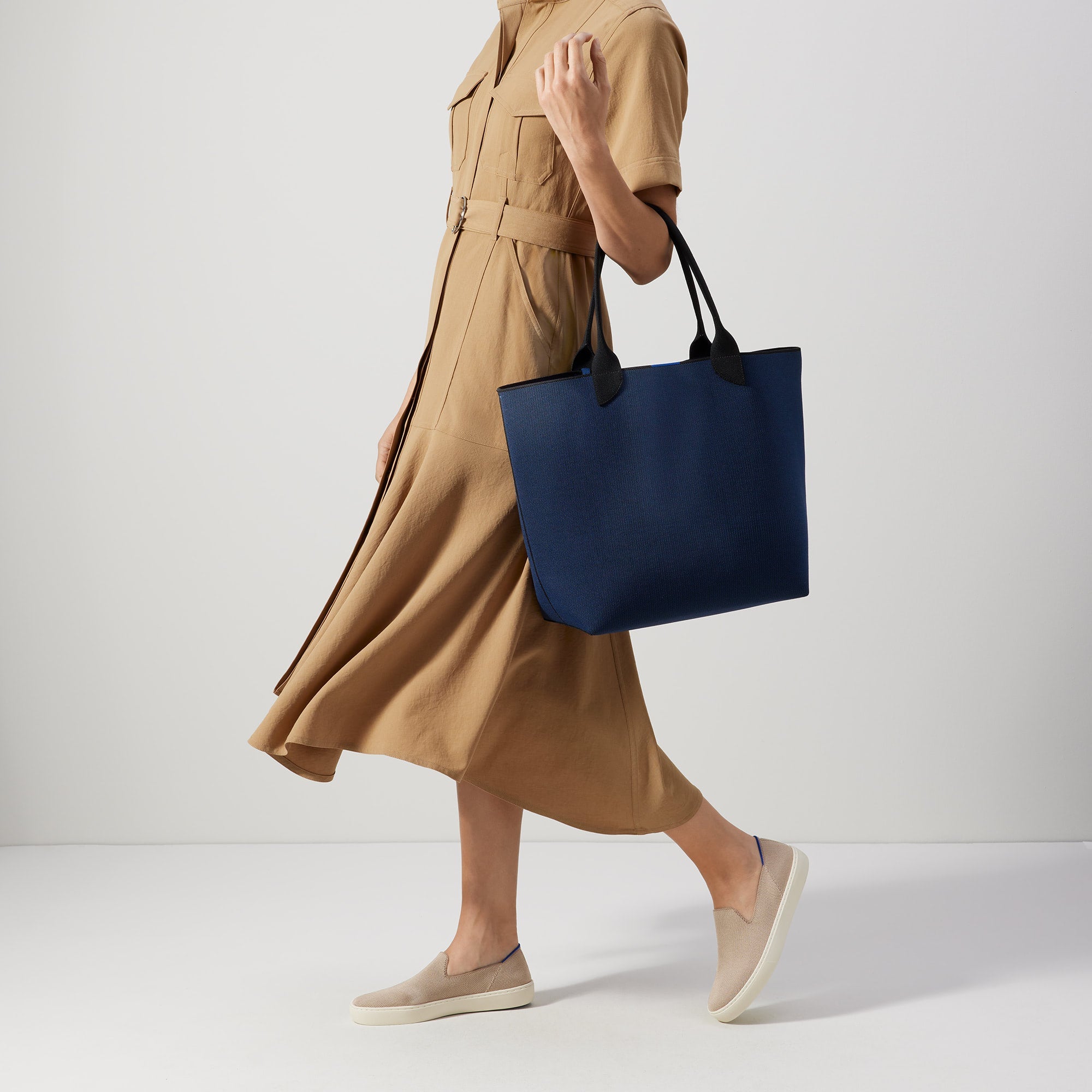 Lightweight Tote Bag for Women - Stylish Sapphire & Onyx Design - Perfect for Work, Travel, and Everyday Use