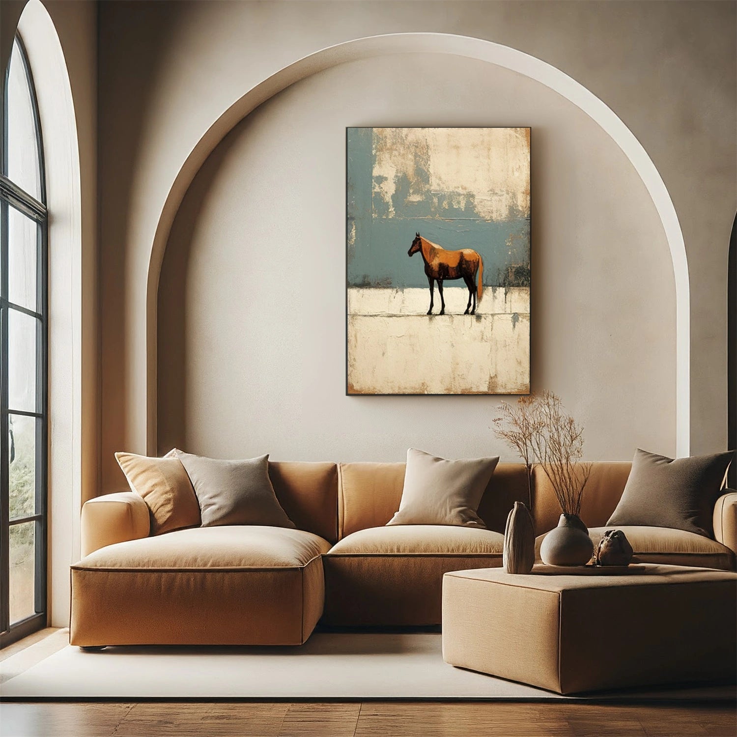 Animal Art Painting #AP134 - Handmade Wildlife Canvas Art for Home & Office Decor | Perfect for Living Room, Bedroom, or Gift