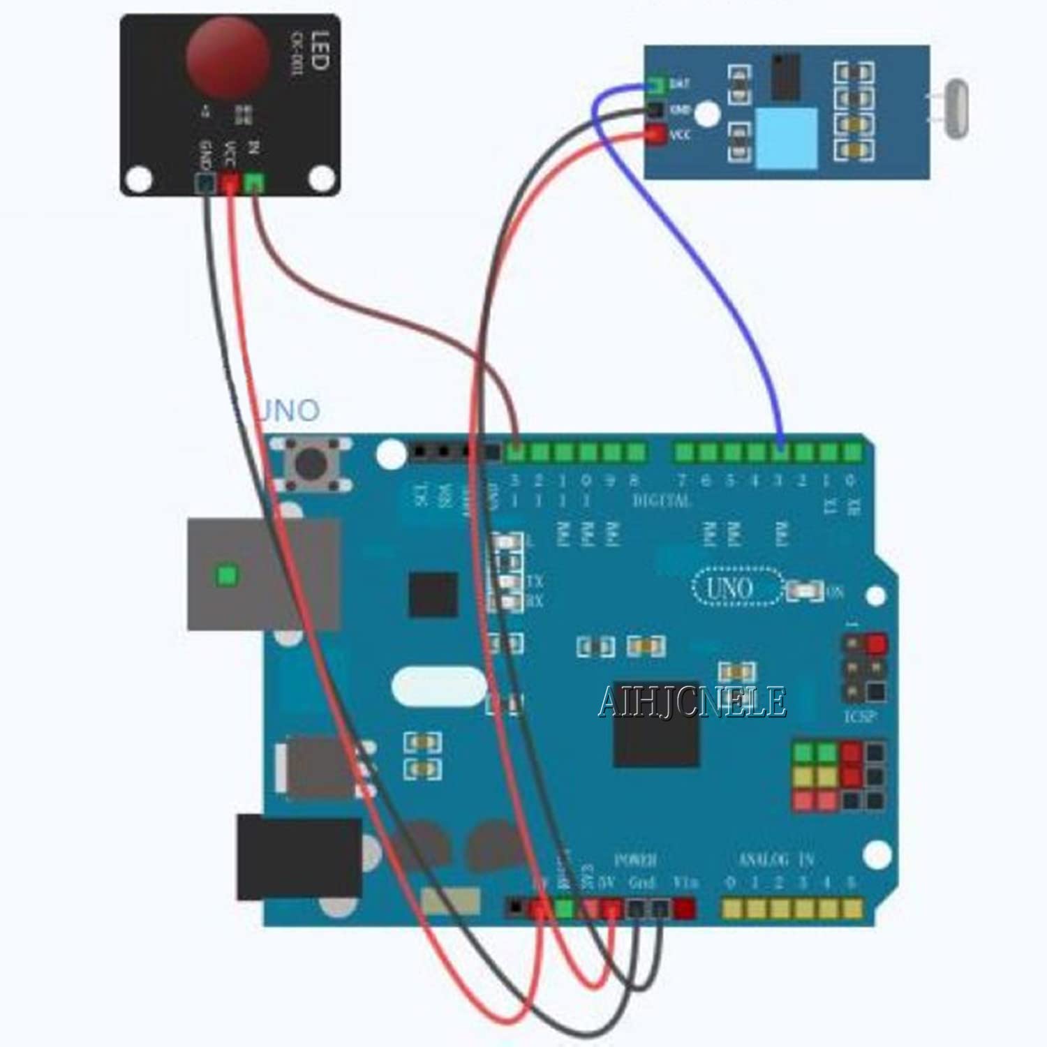 6pcs Digital Light Intensity Sensor Module - 3 Pin Photo Resistor Photoresistor Board with DO Output for Arduino - Light Detection Switch, Photosensitive Sensor for DIY Projects, Robotics, and Smart Home Automation