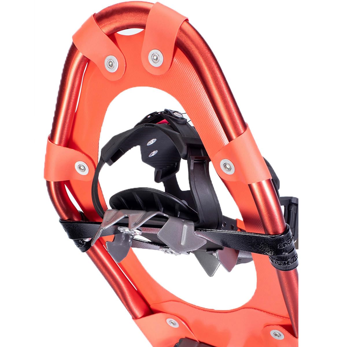 K2 Atlas Access Women's Snowshoes - Lightweight Aluminum Frame & Durable Synthetic Fabric for Winter Hiking & Backcountry Adventures (Red) - Perfect for Snowy Trails, Mountain Climbing & Outdoor Exploration