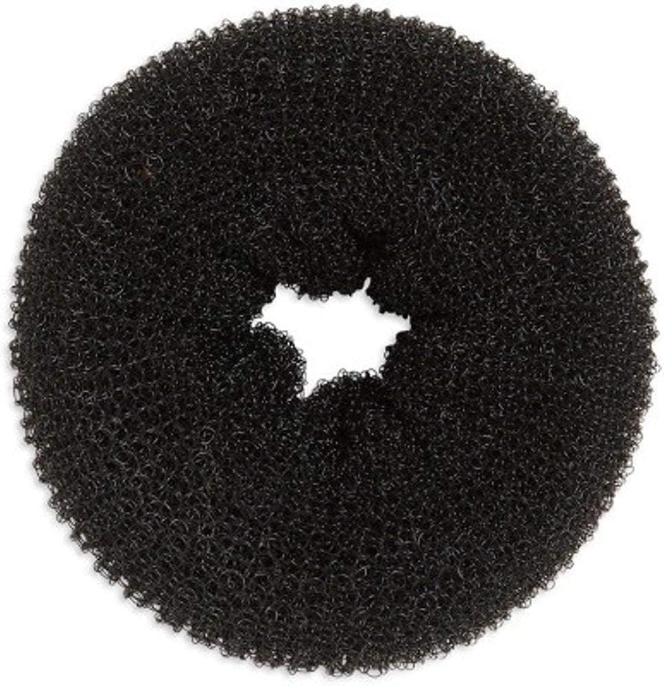 Glamyou Hair Donut Bun Maker - 7 Pack Black Hair Accessories for Women & Girls - Perfect for Updos, Ponytails, and Special Occasions