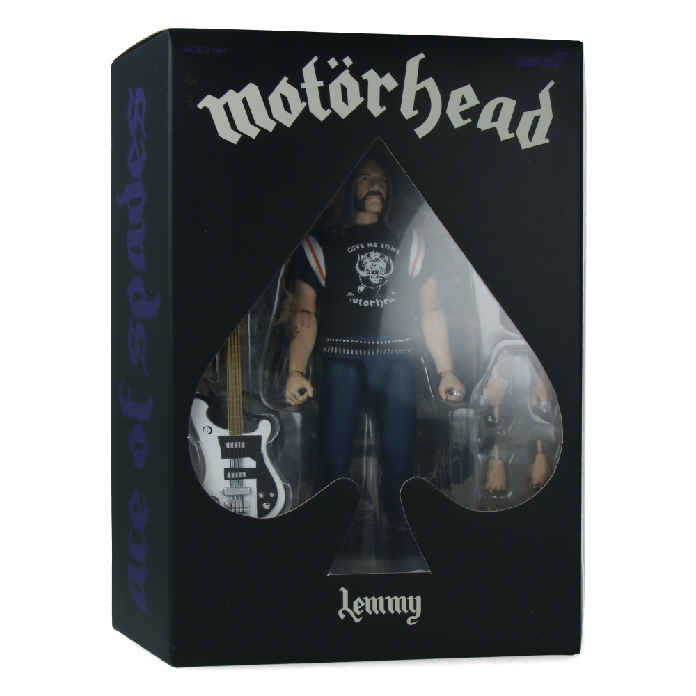 Motorhead Lemmy 1981 Tour Action Figure - ULTIMATES! Wave 2 Collectible Toy for Rock Music Fans & Memorabilia Collectors - Perfect for Display, Gifts, and Rock Music Themed Decor