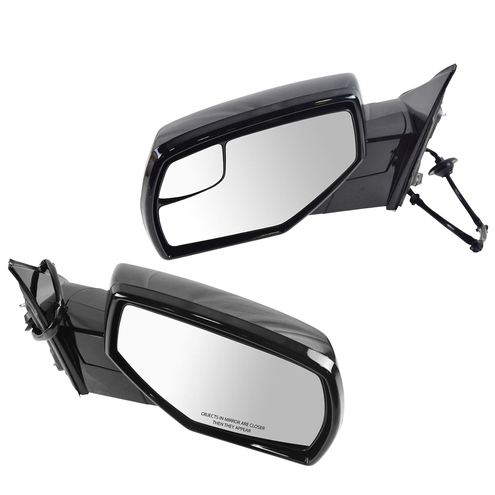 1A Auto 1AMRP01664 (2-Piece) Paint to Match Door Mirror Set - Replacement Side View Mirrors for Cars, Trucks & SUVs - Perfect for DIY Auto Repair & Custom Paint Jobs