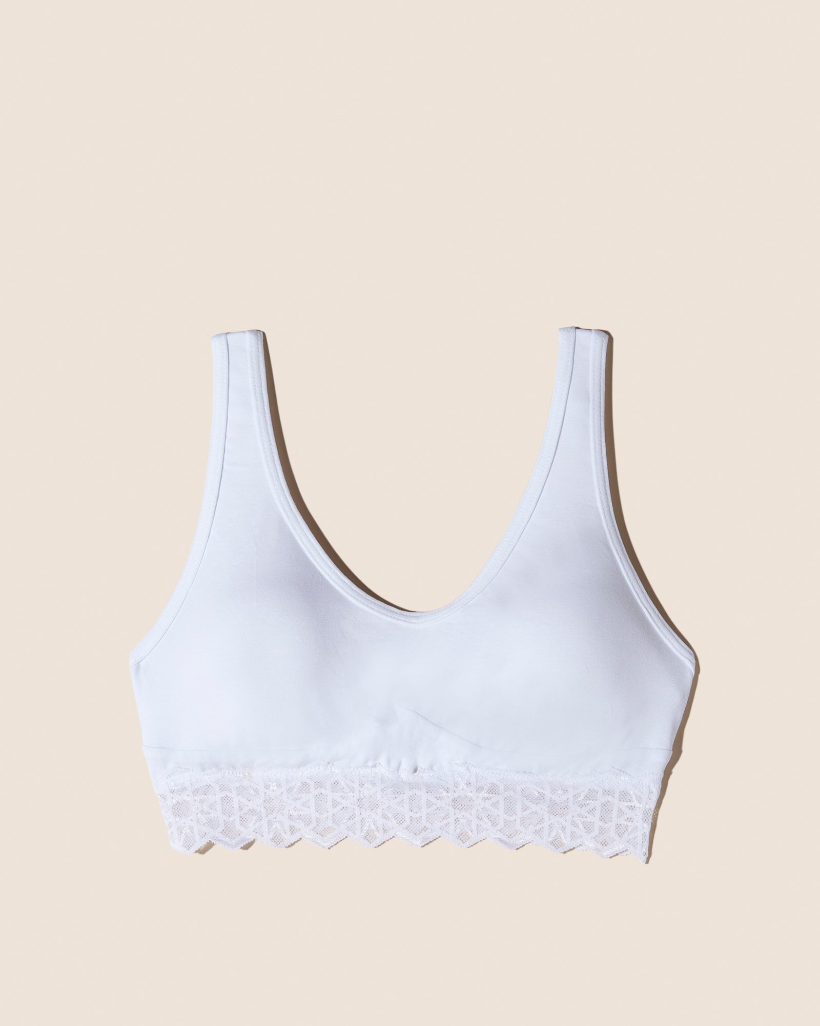 Avi Tall Triangle Tween Bralette - Comfortable Wireless Bra for Girls, Soft Stretchy Crop Top for Teens - Perfect for School, Sports & Everyday Wear