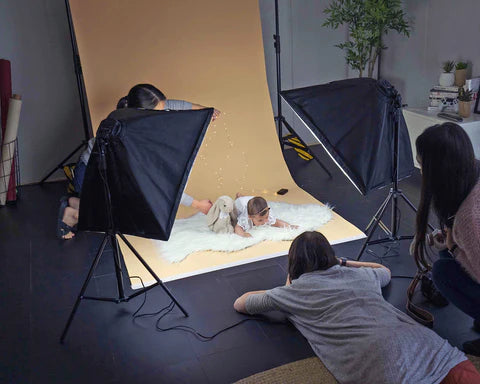Bare Nudes Collection - 1.36x10M Half Width Photography Backdrop Paper Set for Studio Portraits, Fashion Shoots & Creative Projects