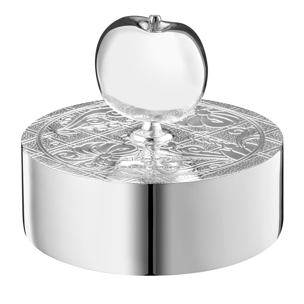 Christofle Jardin d'Eden Silver Plated Paperweight - Elegant Desk Decor for Home & Office | Perfect Gift for Collectors & Professionals