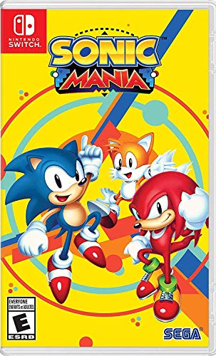 Sonic Mania Game for Nintendo Switch - Fast-Paced Platformer Adventure for Kids & Adults - Perfect for Home & Travel Gaming