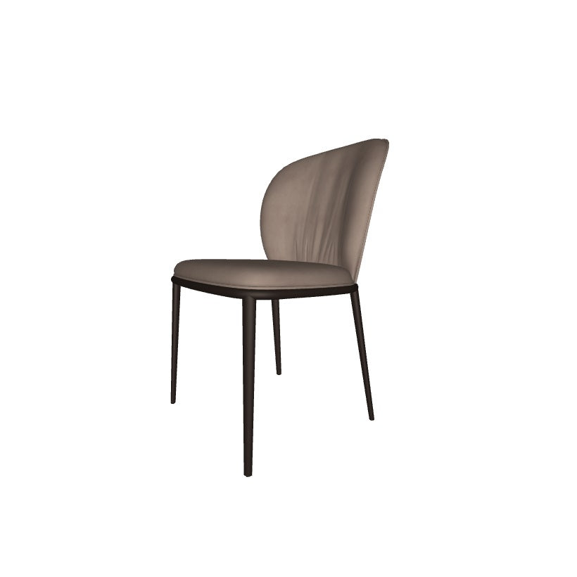 Cattelan Italia Chris ML Chair - Modern Leather Dining Chair for Kitchen, Restaurant & Office - Elegant Italian Design for Home & Commercial Spaces