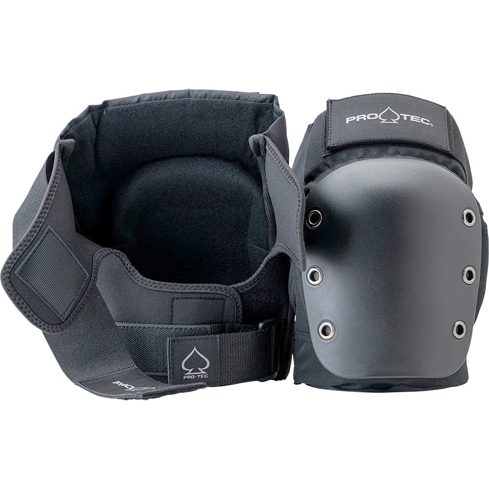 Protec Street Knee Pads - Durable Protective Gear for Skateboarding, Cycling & Motorcycling - Ideal for Outdoor Sports & Extreme Activities