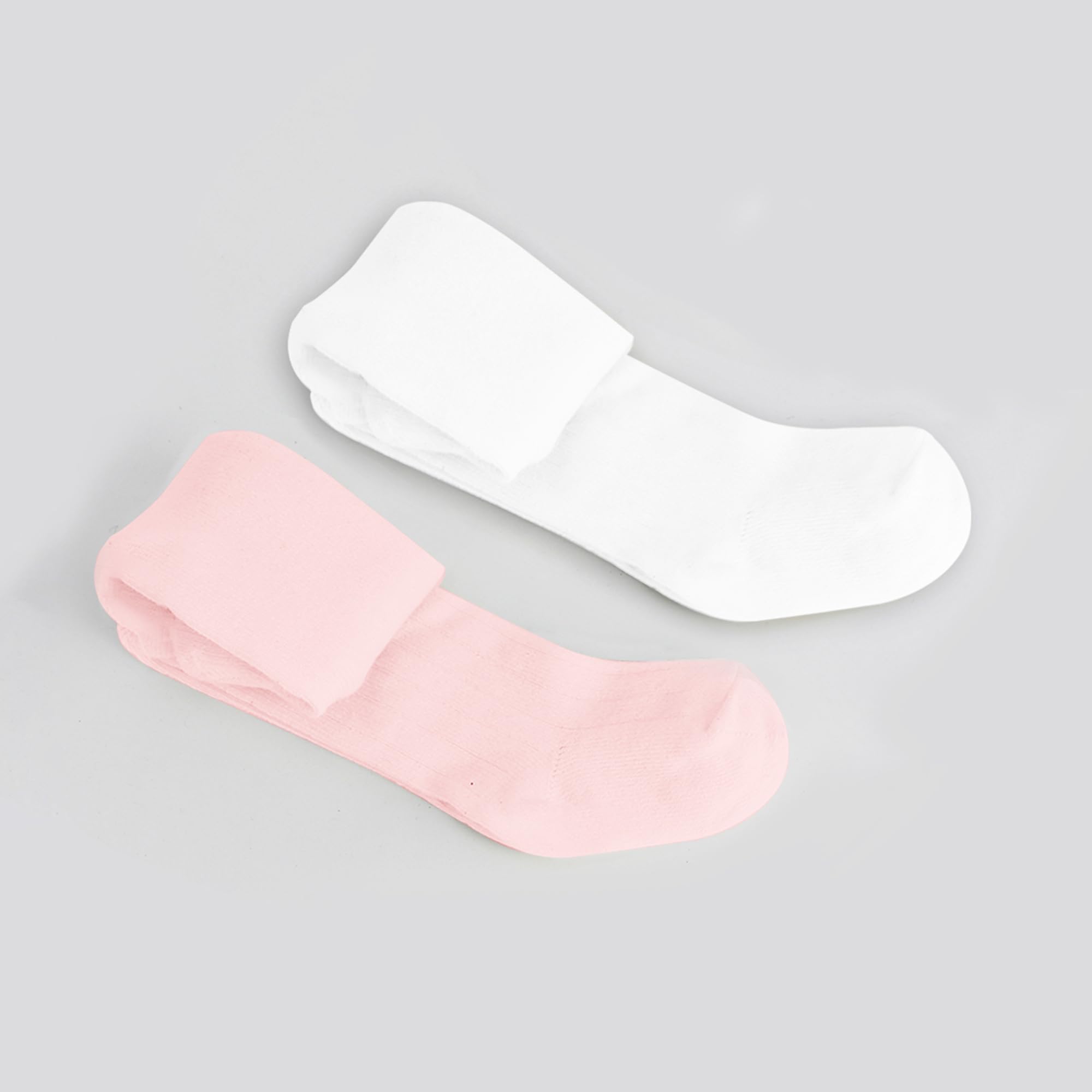 Bistyle Baby Girls Tights - 2 Pack Thick Warm Leggings | Soft Organic Cotton Stockings for Newborn, Infant & Toddler | Perfect for Winter, Playtime & Everyday Comfort