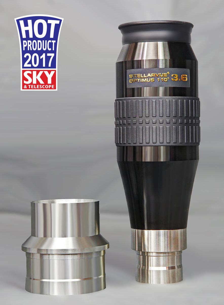 Optimus 3.6mm 110° Ultra Wide Angle Eyepiece for Telescopes - 1.25