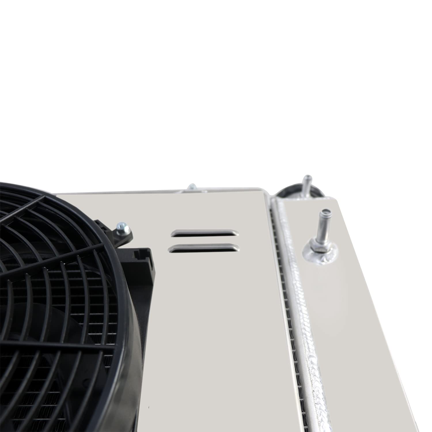 3 Row Aluminum Radiator Fan Shroud for 1987-2006 Jeep Wrangler YJ/TJ & Chevy GM V8 Engines - Heavy Duty Cooling for Off-Road, Towing & Performance Upgrades