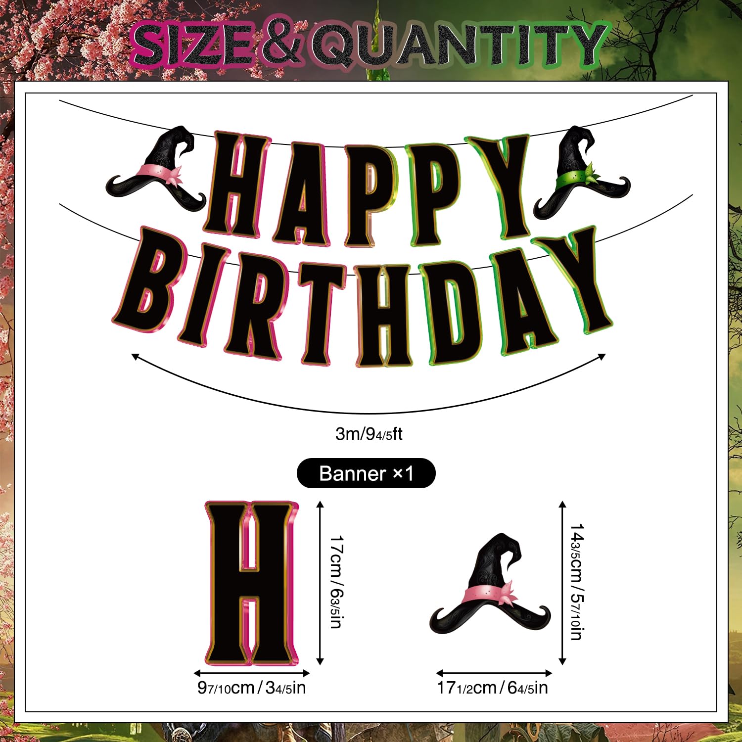 Movie Themed Birthday Decorations Set - Hanging Banner, Swirls & Party Supplies for Kids Birthday Party | Perfect for Movie Night, Themed Celebrations & Fun Family Gatherings