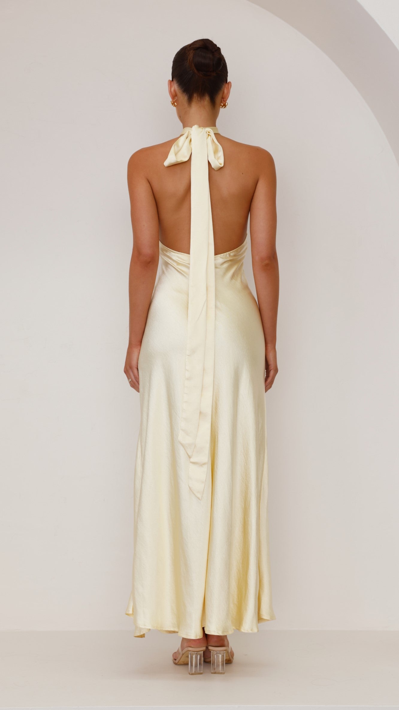Amalia Maxi Dress for Women - Flowy Long Summer Dress in Yellow - Perfect for Beach, Vacation & Casual Outings