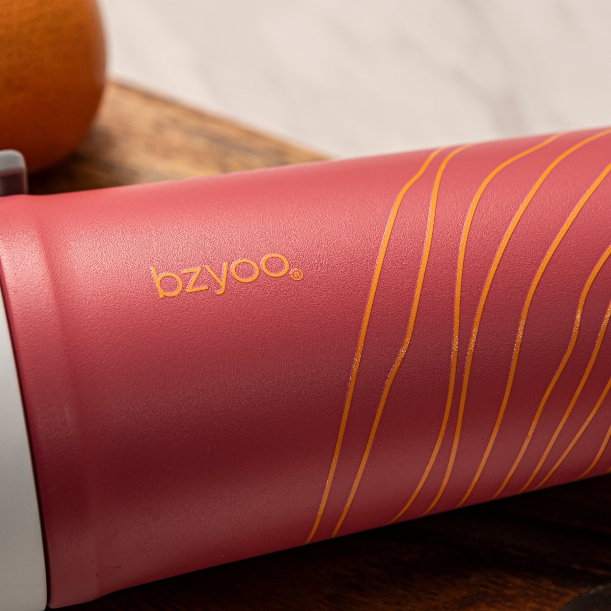 26oz Stainless Steel Double Wall Insulated Tumbler with Lid - Leakproof & Sweatproof, Organica Red - Perfect for Coffee, Tea, Cold Drinks at Home, Office or Travel