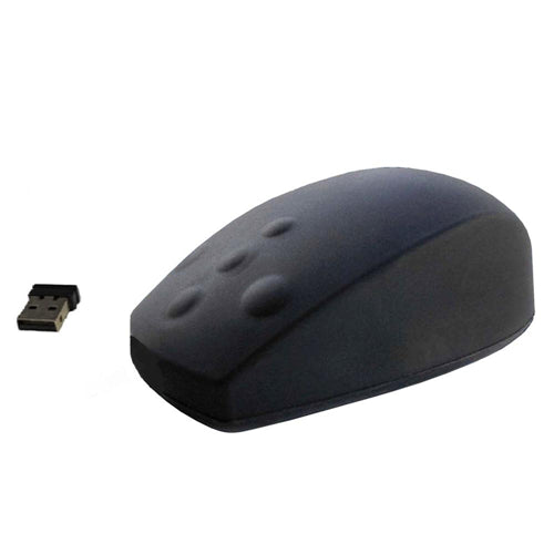 AccuMed Wireless Waterproof Mouse - Ergonomic Bluetooth Computer Mouse for Laptop, PC, Mac - Black (Ideal for Office, Travel, Outdoor & Rainy Day Use)