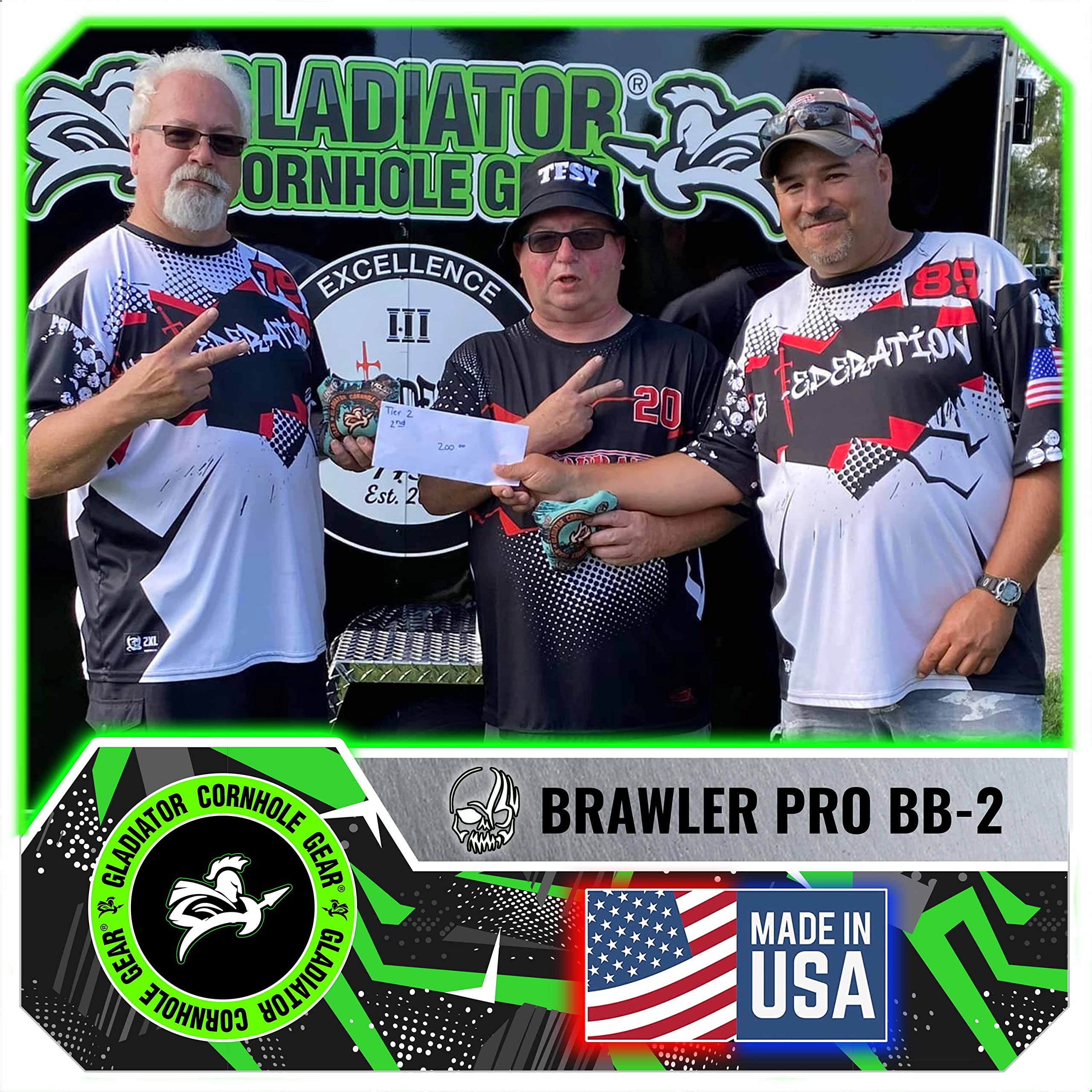 Gladiator Pro Cornhole Bags - ACL Approved Tournament Bean Bags for Competitive Play | Perfect for Backyard Games, Tailgating & Outdoor Parties