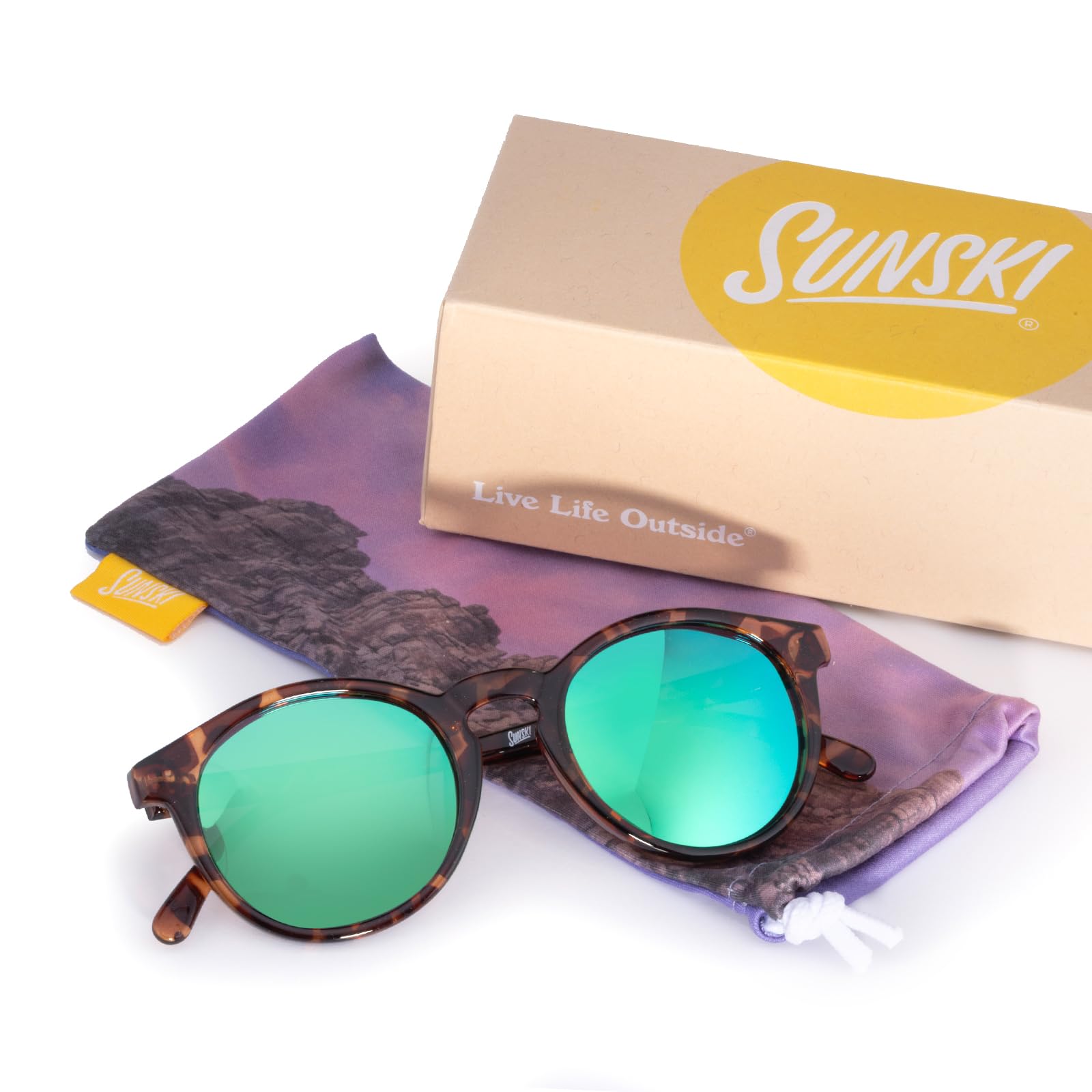 Dipsea Polarized Recycled Sunglasses for Men & Women - UV Protection, Eco-Friendly, Lightweight - Perfect for Driving, Running, Beach & Outdoor Activities