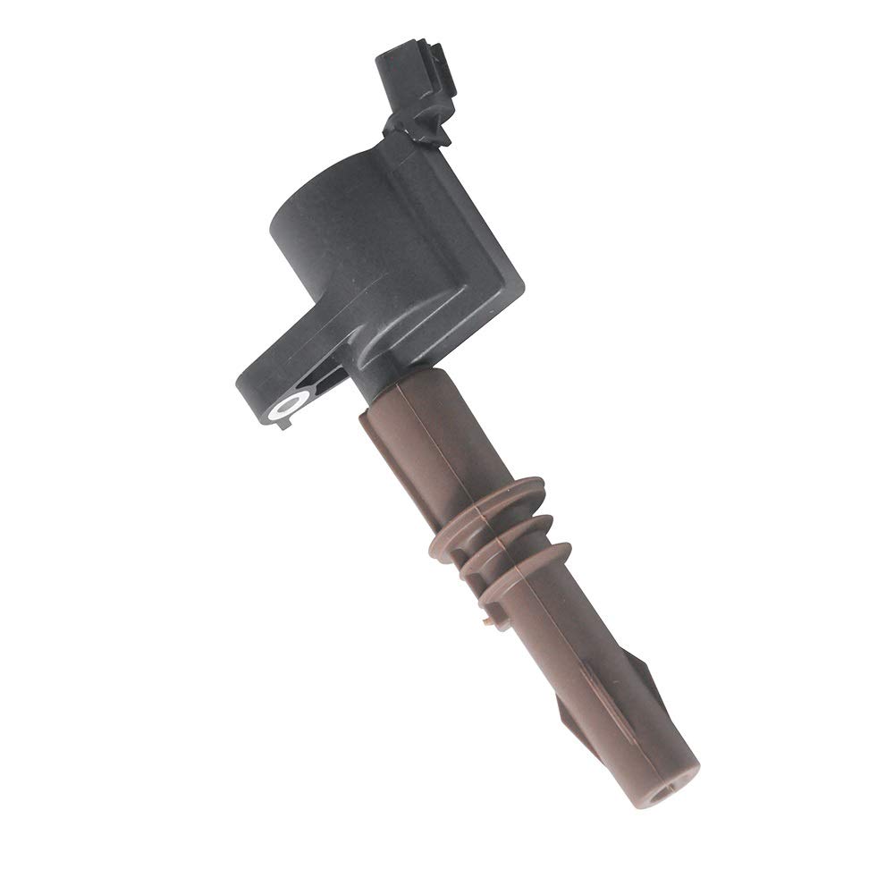JTLY Brown Pilot Ignition Coil - Compatible with C1659, DG 521, FD-509, 5C1716, 8L3Z12029A, 8L3Z-12029-A, GN10233, E509, 52-2071, IC697 - Perfect for Ford, Lincoln & Mercury Vehicles - Engine Performance & Fuel Efficiency Upgrade