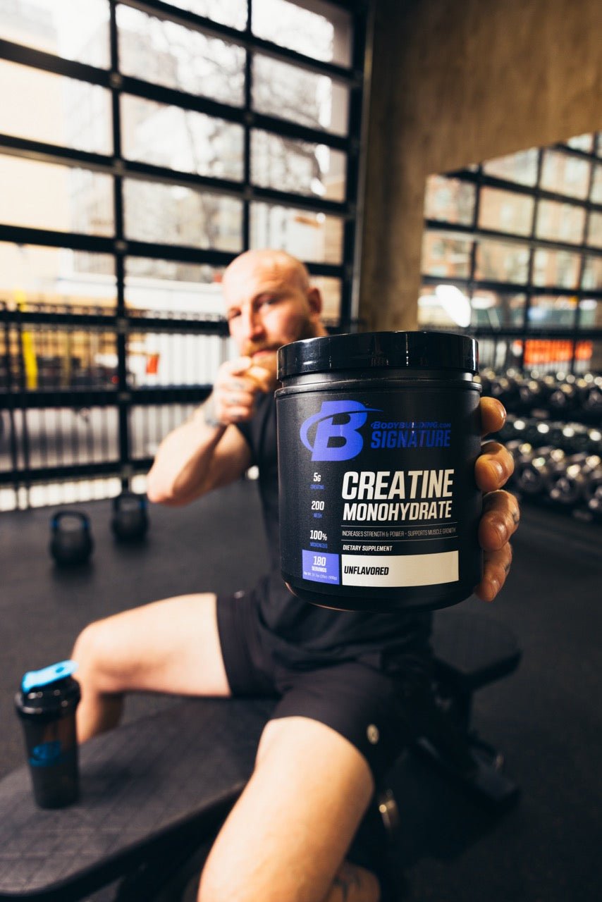 Bodybuilding.com Signature Creatine Monohydrate Powder - 100% Pure Micronized Creatine for Muscle Growth & Strength - Pre & Post Workout Supplement for Athletes & Fitness Enthusiasts