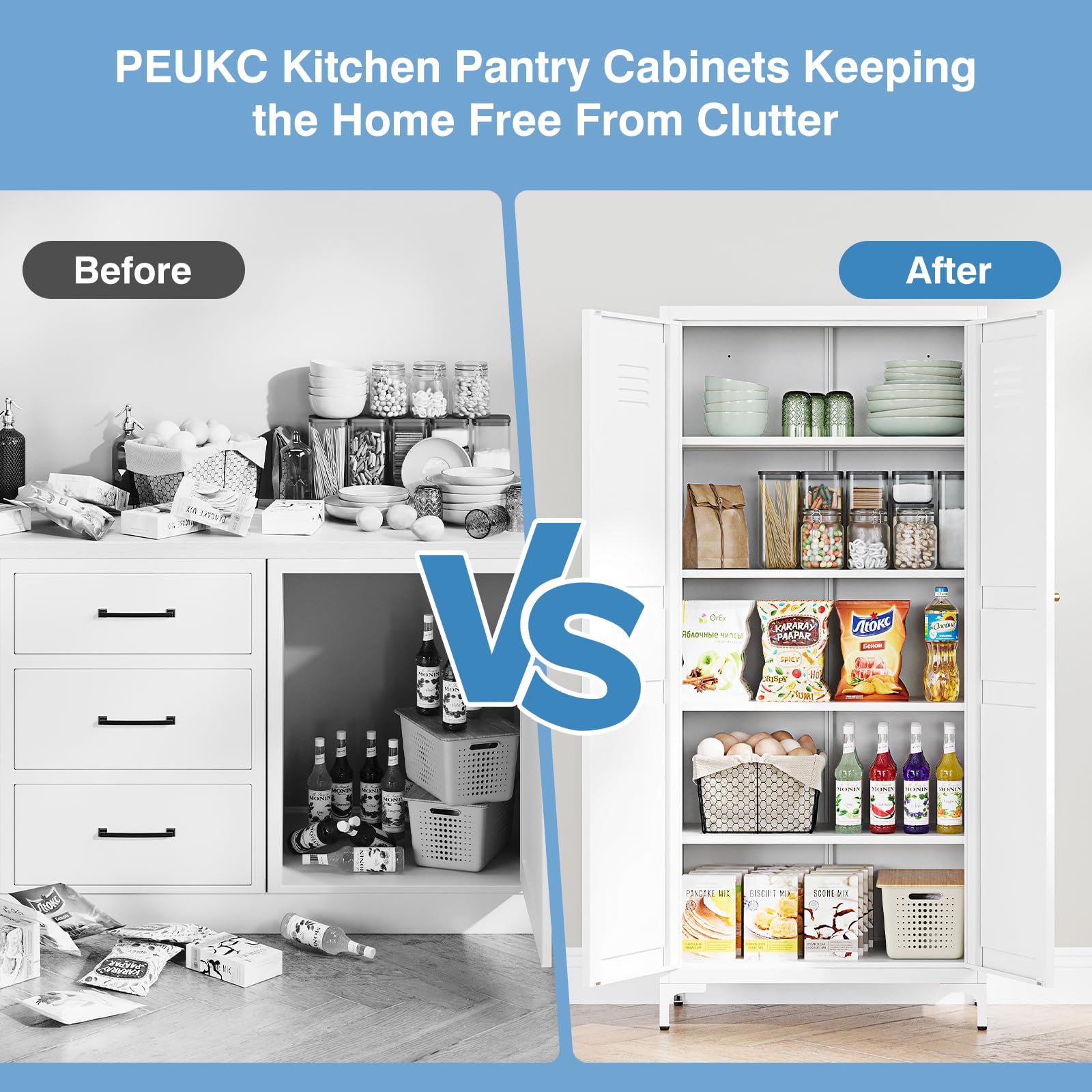 White Pantry Cabinet 61