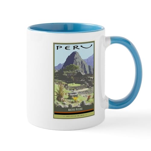 White/Blue Inside - Peru Mug