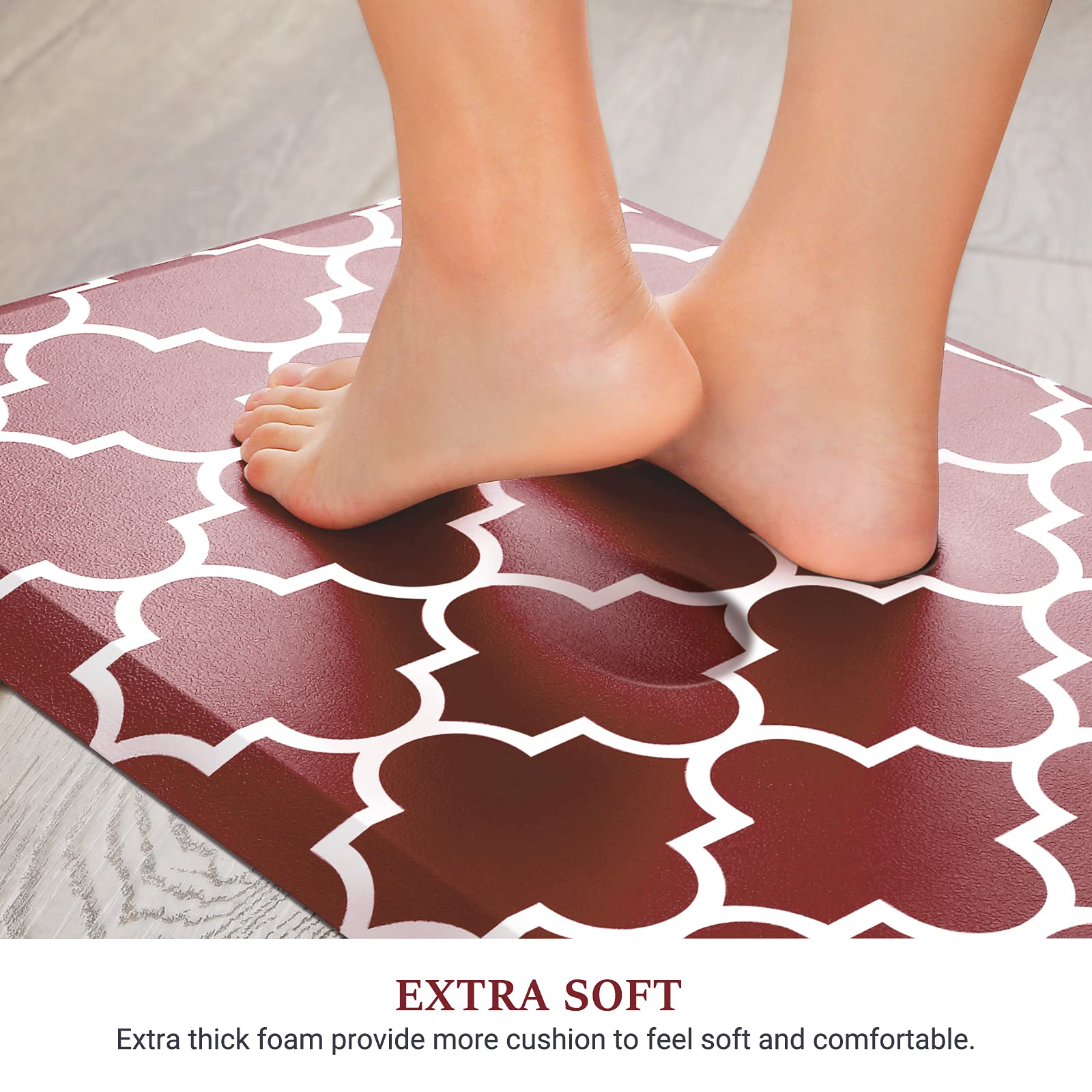 WISELIFE Anti-Fatigue Kitchen Mat - 17.3