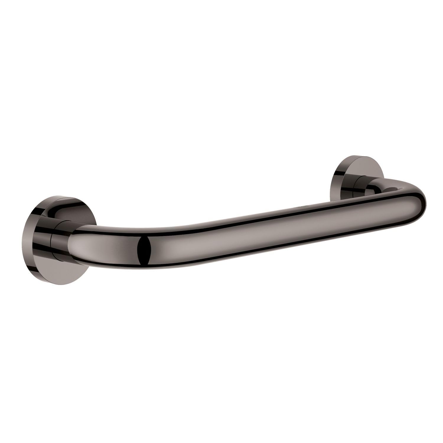 GROHE 40421A01 Essentials 12-Inch Metal Grab Bar - Bathroom Safety Handle for Shower & Bathtub - Durable Hard Graphite Finish - ADA Compliant for Elderly & Disabled - Perfect for Wet Areas & Home Accessibility