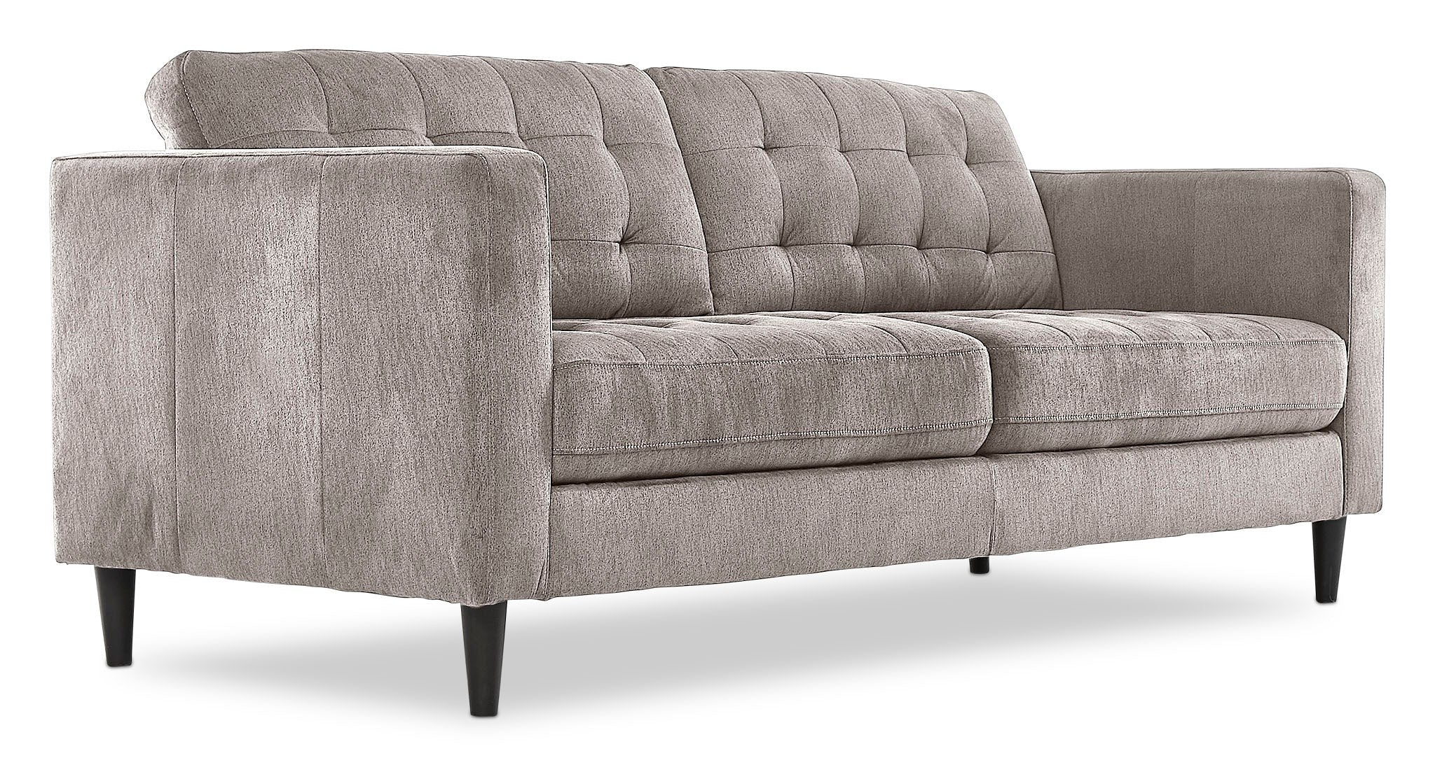 Anthena Sofa - Light Grey Modern Fabric Couch for Living Room, Lounge & Home Decor | Comfortable & Stylish Furniture
