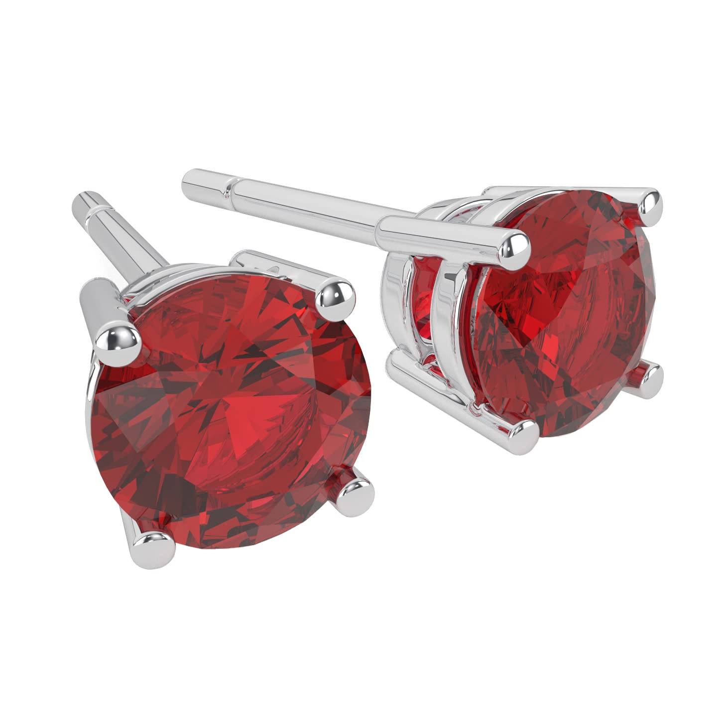 Premium AAA+ Quality Crystal Stud Earrings for Women - 925 Sterling Silver Hypoallergenic Jewelry - Elegant Gift for Birthday, Anniversary & Everyday Wear