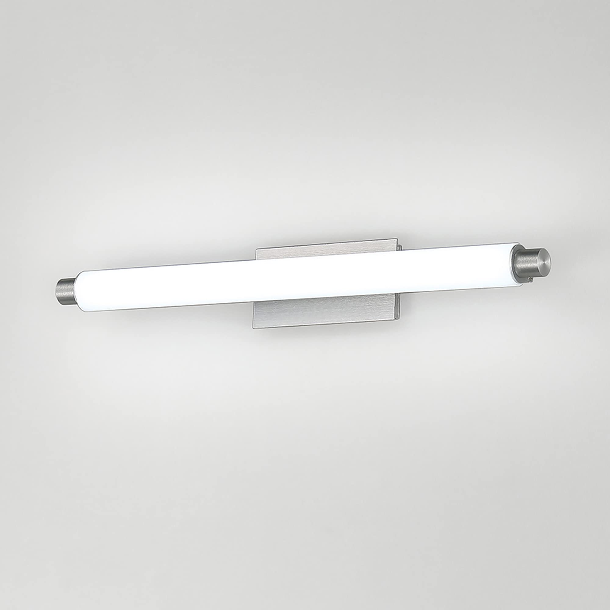 WAC Lighting dweLED Vista 20 Inch LED Bathroom Vanity Light - 3000K Warm White - Brushed Aluminum Finish - Perfect for Bathroom Mirror Lighting & Modern Home Decor