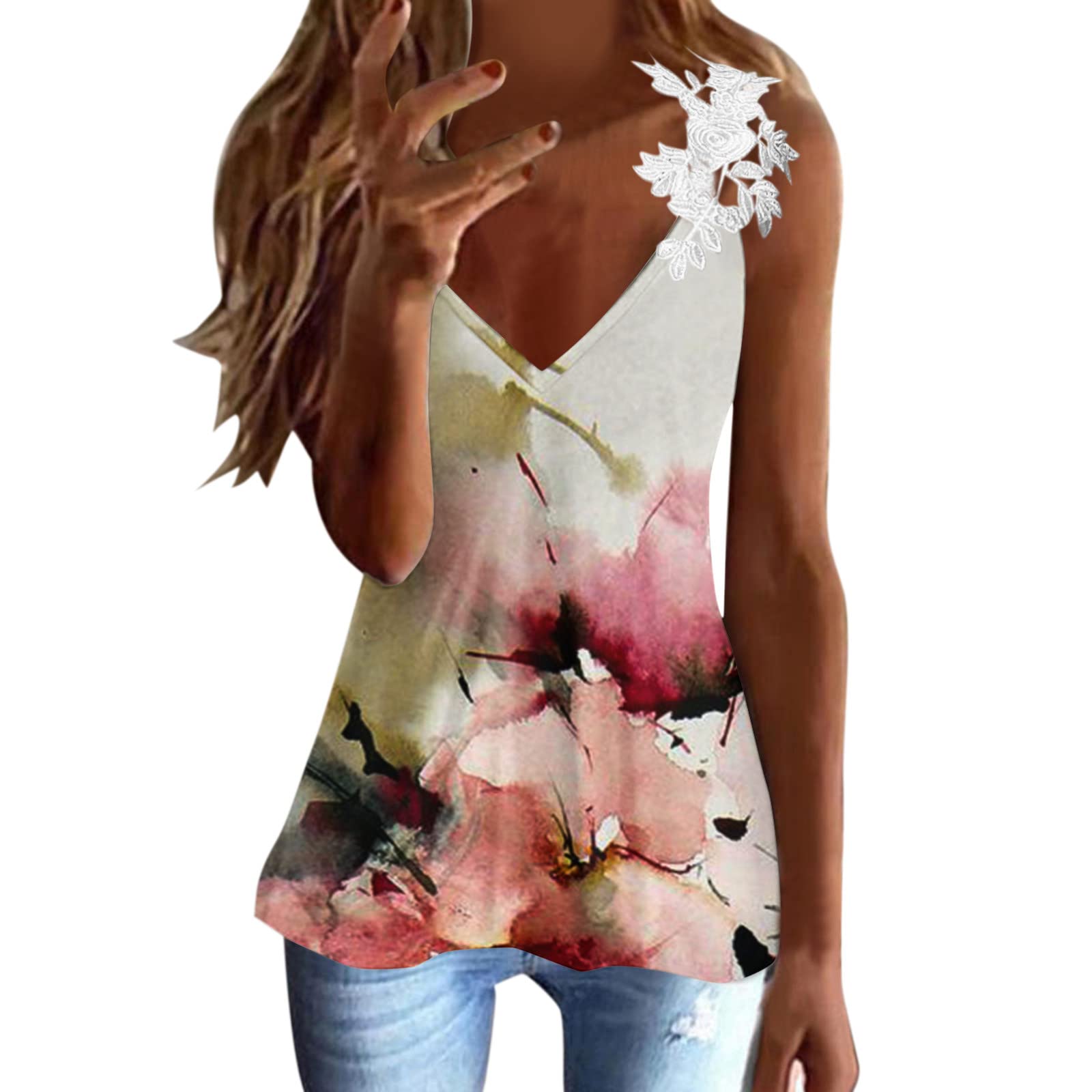 Trendy Women's Summer Tops - Sleeveless Tunic Tank & Halter Blouse for Casual Wear, Beach Outfits, and Date Nights | Fashionable Summer Tops for Women