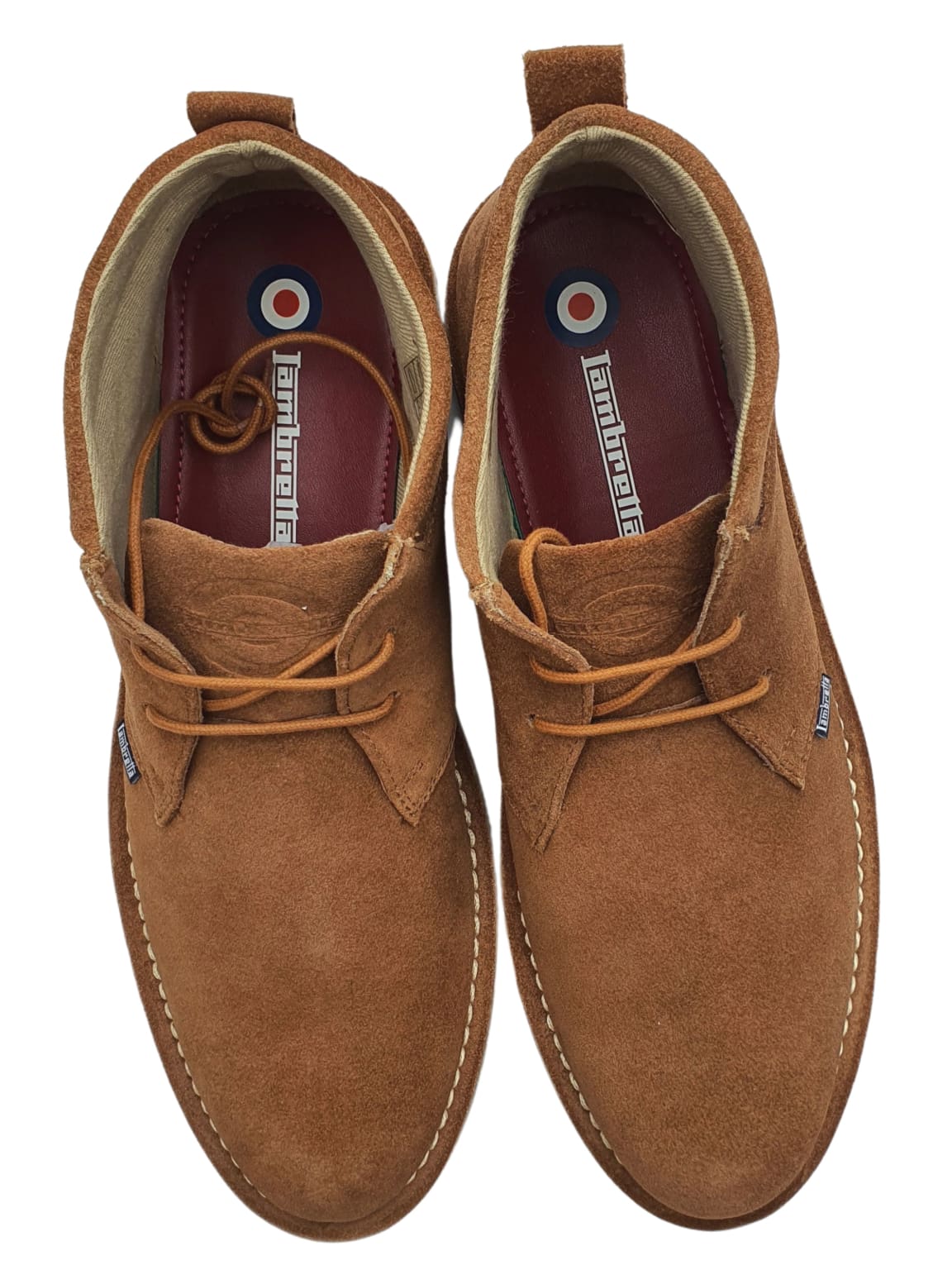 Lambretta Camden Tan Men's Desert Boots - Comfortable & Stylish Casual Shoes for Men | Perfect for Outdoor Adventures, Travel & Everyday Wear