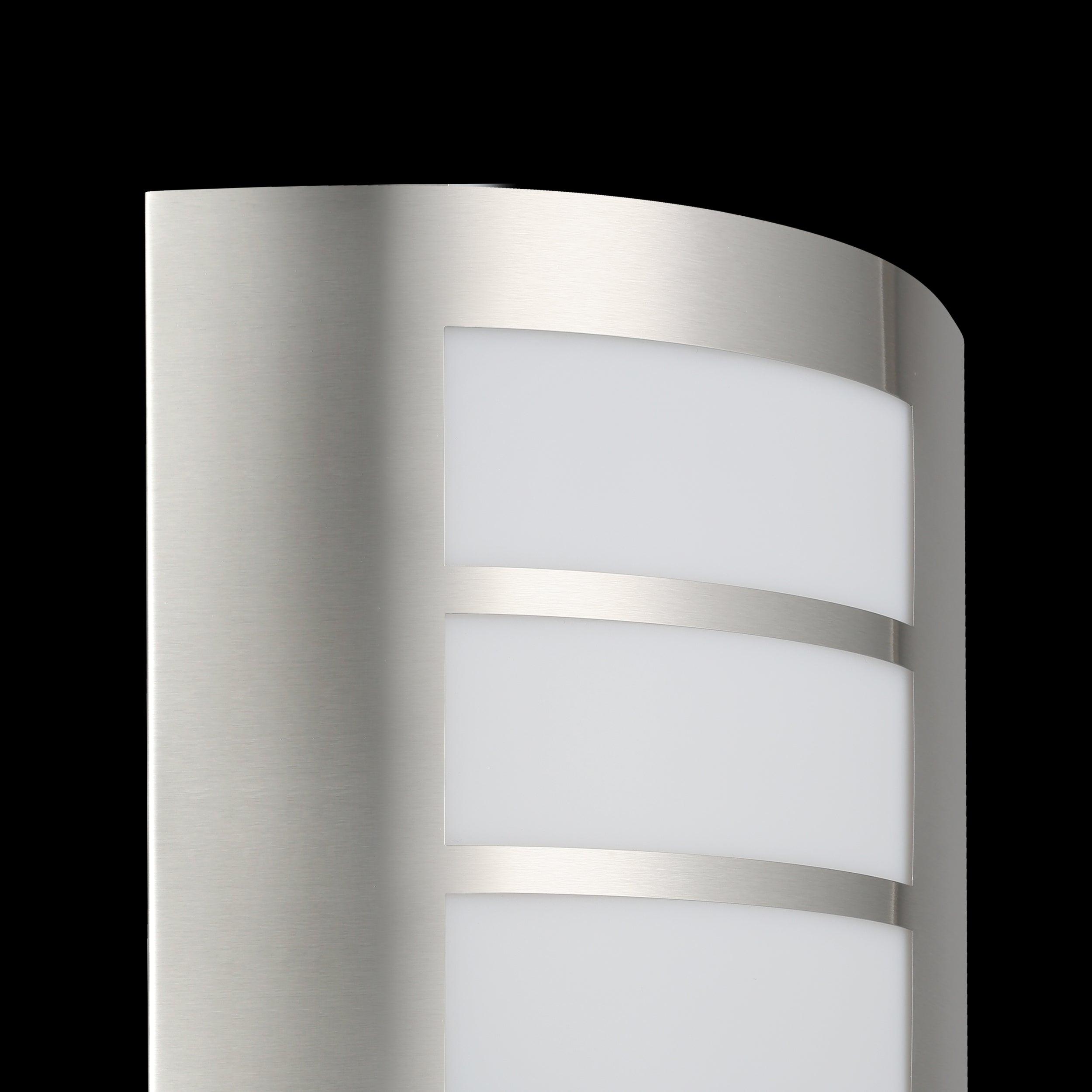 Eglo City IP44 Waterproof Stainless Steel Outdoor Wall Light with Motion Sensor - Perfect for Porch, Garage, and Garden Security Lighting