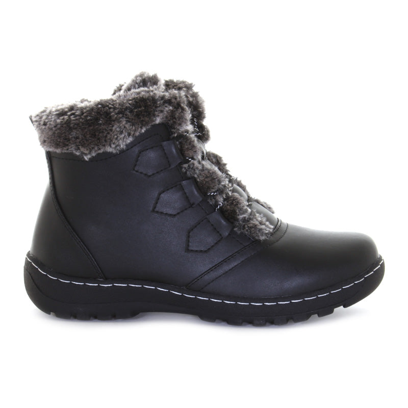 Women's Gwen Winter Boots - Waterproof Snow Boots for Women, Warm Fur Lined Ankle Boots with Non-Slip Sole - Perfect for Snowy Weather, Hiking & Outdoor Activities