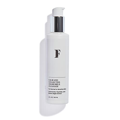 FACE FOUNDRIÉ Gentle Daily Chamomile & Ginger Facial Cleanser 6 fl oz - Soothing & Calming Face Wash for Sensitive Skin - Perfect for Morning & Night Skincare Routine